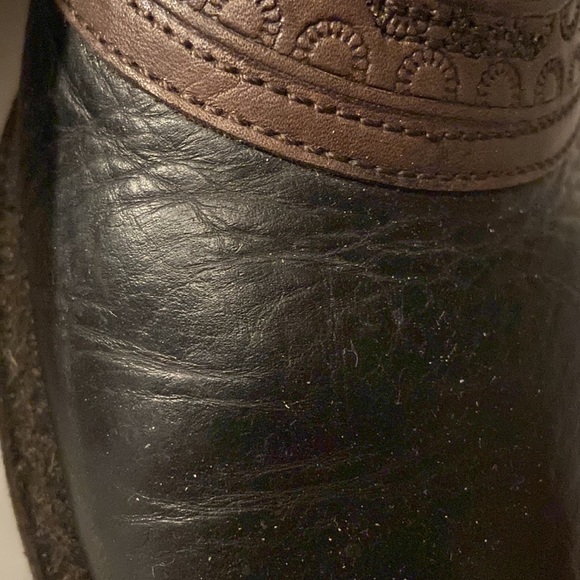 H. S. Trask Brown Leather Lace Up Two Tone Oxford Size 9 M Shoes - Picture 15 of 16